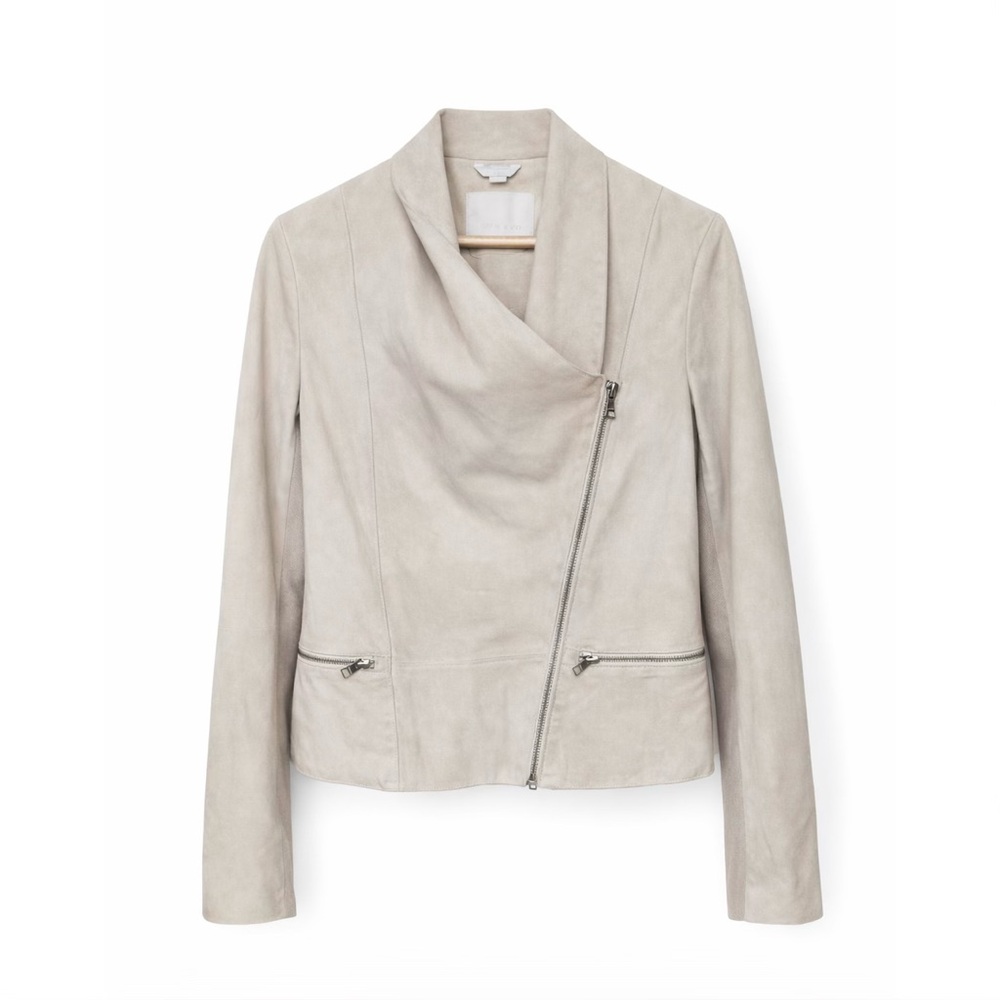 Soia & Kyo Suede Drape Jacket